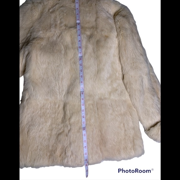 Rabbit fur jacket ladies size S - Picture 9 of 10